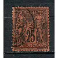 Франция - 1877/1878 - Аллегория 25С - [Mi.74] - 1 марка. Гашеная.  (Лот 50Dk)