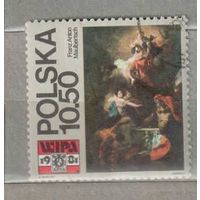 Картина. 1 марка, 1981г. Искусство, гаш. Польша.