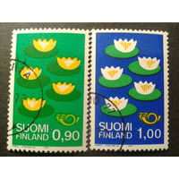 Финляндия 1977 цветы полная серия