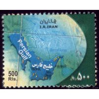 1 марка 2008 год Иран Карта
