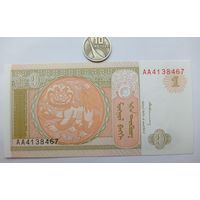 Werty71 Монголия 1 тугрик 2008 UNC банкнота