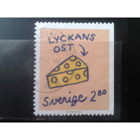 Швеция 1992 Поздравительная марка, сыр