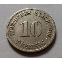 10 пфеннигов, Германия 1900 J