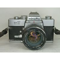 Фотоаппарат Minolta SRT super/ Япония. С объективом 1:14 F-50 mm. С рубля.
