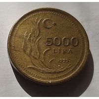 5000 лир 1995 г. Турция