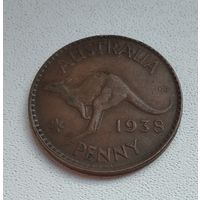 Австралия 1 пенни, 1938  2-16-1