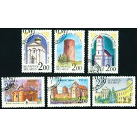 Архитектурные памятники Беларусь 1992 год (9-14) серия из 6 марок
