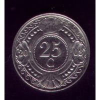 25 центов 2003 год Нидерландские Антильи