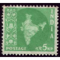 1 марка 1957 год Индия