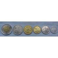 Эфиопия, 1 быр, 50,25,10,5,1 цент (6 монет)