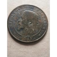 РАСПРОДАЖА - 10 сантимов 1855г. Франция