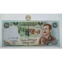 Werty71 Ирак 25 Динаров 1986 Саддам Хусейн UNC банкнота Всадники Памятник шехидов