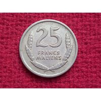 Мали 25 франков 1961 г.