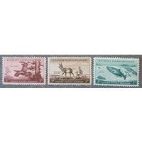 1956  Сохранение дикой природы - Дикая индейка, Pronghorn антилопы и король лосося. США