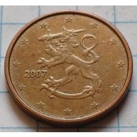 Финляндия 1 евроцент, 2007     ( 2-1-6 )