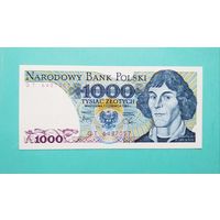 Банкнота 1000 злотых Польша 1982 г.