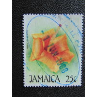 Ямайка 1988 г. Цветы.