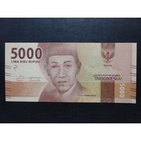 Индонезия 5000 рупий 2016г unc, пресс