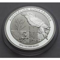 Австралия 2016 серебро (1 oz) "Кукабара"
