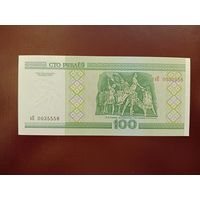 100 рублей 2000 год (серия вЕ) UNC