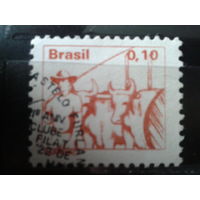 Бразилия 1977 Стандарт, работа - погонщик быков 0,10