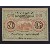 50 пфеннигов 1918 года - Германия (Шалькау) - нотгельд - UNC