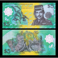 [КОПИЯ] Бруней 5 ринггит 1996г. полимерная
