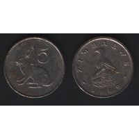 Зимбабве _km2 5 центов 1989 год (0(om1(0(2 ТОРГ