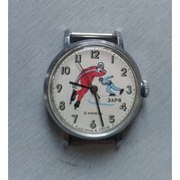 Часы  мужские наручные "Заря", 21 камень, (85-89 годы),Сделано в СССР