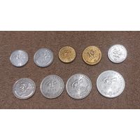 Хорватия НАБОР 9 монет 2007-2011