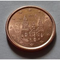 1 евроцент, Испания 2012 г.