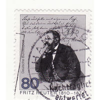 Фриц Рейтер (1810-1874), немецкий писатель 1985 год