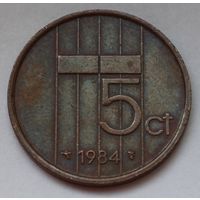Нидерланды 5 цент, 1984 г.