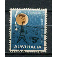 Австралия - 1965 - 100-летие Международного союза электросвязи - [Mi. 352] - полная серия - 1 марка. Гашеная.  (Лот 18FB)-T25P9
