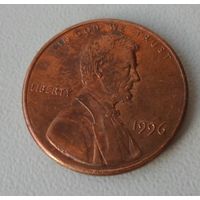 1 цент США 1996 г.в.