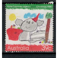 Австралия /1988/ Праздники / Рождество / Детский Рисунок Коала
