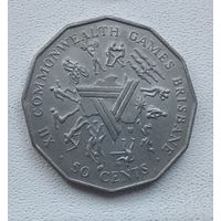 Австралия 50 центов, 1982 XII Игры Содружества 8-1-8