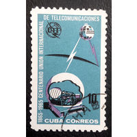Куба 1965 г. Космос. Технологии. 1 марка #0024-K1
