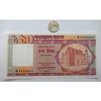 Werty71 Бангладеш 10 така 1996 UNC банкнота