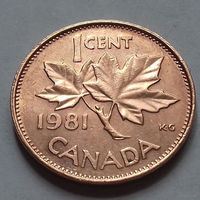 1 цент, Канада 1981 г.