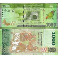 Шри Ланка 1000 рупий  2019 год  UNC   (номер банкноты С462 126913)