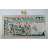 Werty71 Иран 200 риалов 1982 - 2005 Мечеть - Полевые работы UNC банкнота