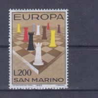 [2347] Сан-Марино 1965. Спорт.Шахматы.Европа.EUROPA. Одиночный выпуск. MNH