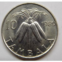 Малави 10 тамбала 1989 г Магнитная