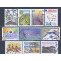 [2752] Италия 1997-99. 10 гашеных марок марок.