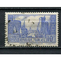 Франция - 1929 - Порт Ла-Рошель. Туризм 10Fr - [Mi.241I] - 1 марка. Гашеная.  (Лот 54DL)