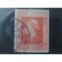 Нидерланды 1944 Королева Вильгельмина 7 1/2с