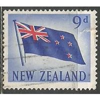 Новая Зеландия. Национальный флаг. 1960г. Mi#401.