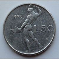 Италия 50 лир. 1976