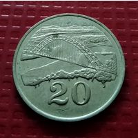 Зимбабве 20 центов 1997 г. #30236